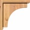 Ekena Millwork Huntington Smooth Corbel w/Backplate, Western Red Cedar, 5 1/2"W x 12"D x 12"H COR06X12X12HUN01SWR - alternate 2